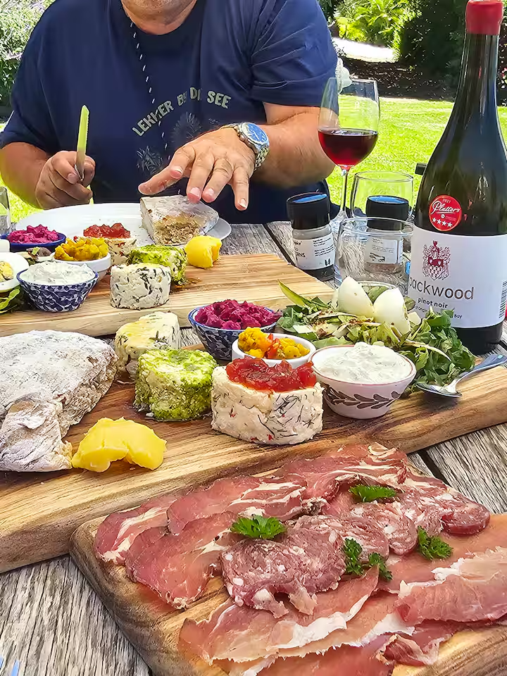 Packwood Wine Estate and Country Retreat lunch platters
